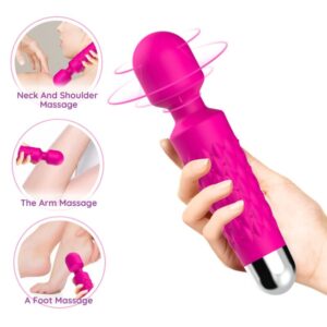 Vigoroso ARMONY - MASSAGER POSTMAN E VIBRADOR CABEÇA SUPER FLEXÍVEL FÚCSIA