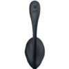 SATISFYER - RIBBED PETAL ESTIMULADOR DE PONTO G CONTROLE REMOTO PRETO APLICATIVO GRATUITO - Image 3