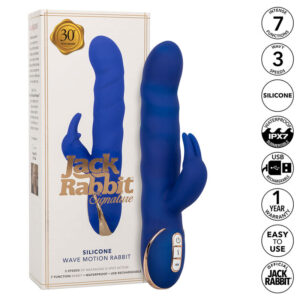 Vigoroso CALEXOTICS - JACK RABBIT VIBRADOR WAVE MOTION AZUL