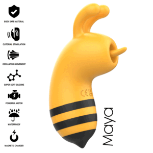 Vigoroso INTENSE - MAYA ESTIMULADOR BEE AMARELO/PRETO