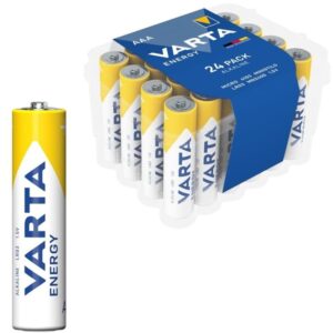 vVigoroso VARTA - PILHA ALCALINA ENERGÉTICA AAA LR03 PACK*24 PILHAS