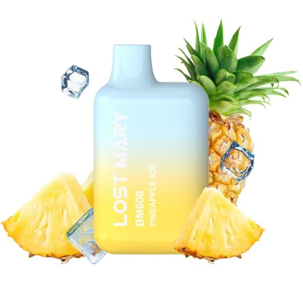 vVigoroso LOST MARY - BM600 NICOTINE VAPER 2% DESCARTÁVEL ABACAXI ICE