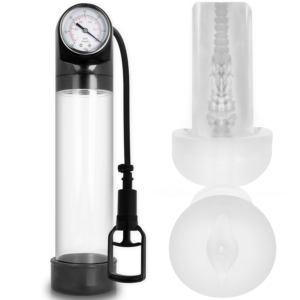 Vigoroso PUMP ADDICTED - RX9 TRANSPARENTE COM MASTURBADOR