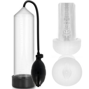 Vigoroso PUMP ADDICTED - RX3 TRANSPARENTE COM MANGA DE PRAZER
