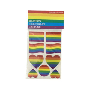 vVigoroso PRIDE - TATUAGENS DE BANDEIRA LGBT