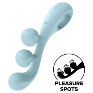 Vigoroso SATISFYER - MULTI VIBRADOR TRI BALL 2 AZUL