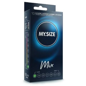 Vigoroso - MY SIZE - MIX PRESERVATIVOS 47 MM 10 UNIDADES