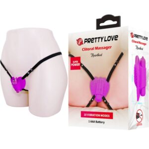 Vigoroso PRETTY LOVE - HEARTBEAT CLITORIS MASSAGER 10 MODOS DE VIBRAO ROXO
