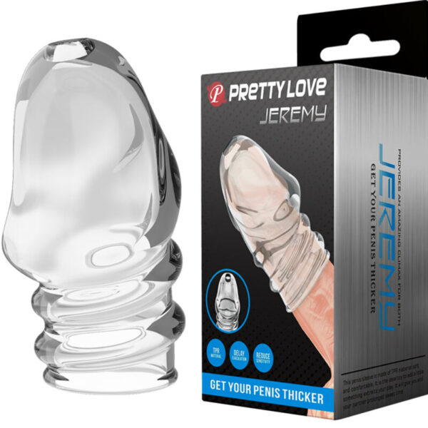Vigoroso PRETTY LOVE - JEREMY ESPESSANTE DE PÊNIS TRANSPARENTE