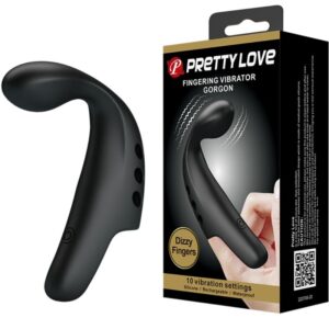Vigoroso PRETTY LOVE - DEDAL VIBRADOR GORGONA PRETO