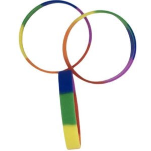 vVigoroso PRIDE - PULSEIRA DE SILICONE BANDEIRA LGBT