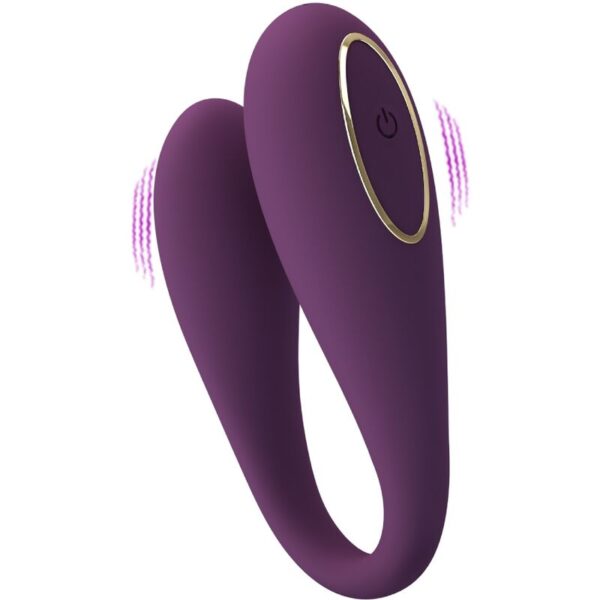 Vigoroso PRETTY LOVE - AUGUST VIBRADOR DE PRAZER DUPLO GLOBAL REMOTO
