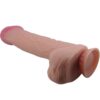 PRETTY LOVE - SÉRIE SLIDING SKIN DILDO REALÍSTICO COM VENTOSA DESLIZANTE PELE MARROM 26 CM - Image 2