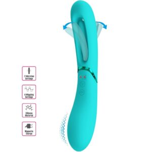 Vigoroso ROMANCE - VIBRADOR LEXIE G-SPOT 7 VIBRAÇÕES AZUL