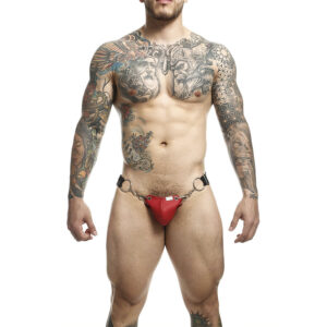 vVigoroso MOB - DNGEON SNAP JOCKSTRAP VERMELHO TAMANHO ÚNICO