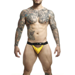 vVigoroso MOB - DNGEON JOCKSTRAP AMARELO DESPORTISTA TAMANHO ÚNICO