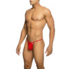 MOB - TANGA TRANSPARENTE VERMELHA EM FORMATO DE T TAMANHO L/XL - Image 2