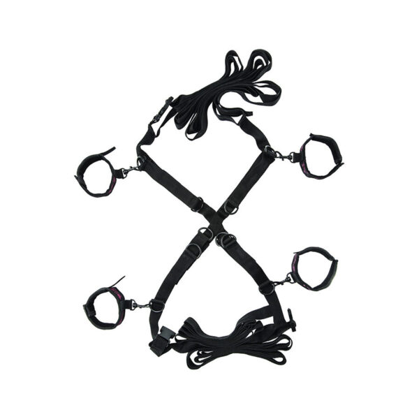 vVigoroso CALEXOTICS - SCANDAL CONJUNTO DE BRAÇADEIRAS DE CAMA CRUZADA