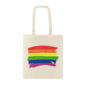 vVigoroso PRIDE - SACO BANDEIRA LGBT DE ALGODO
