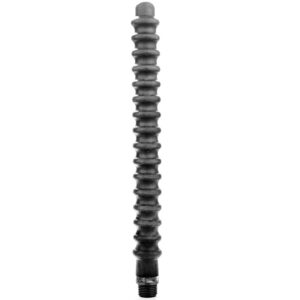 vVigoroso ALL BLACK - MEGA RIPPLE SHOWER ANAL SILICONE 28