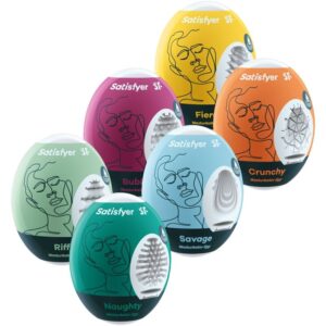 Vigoroso SATISFYER - OVOS MASTURBADOR CONJUNTO 6 UNIDADES