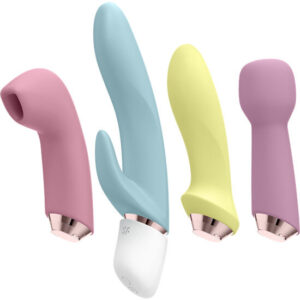 Vigoroso SATISFYER - MARVELOUS FOUR CONJUNTO VIBRADOR E PULSO DE AR