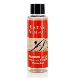 vVigoroso EXTASE SENSUAL - ÓLEO DE MASSAGEM DE EFEITO CALOR COM FEROMÔNIOS DE MARACUJ 100 ML