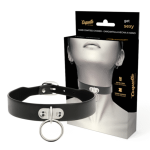 vVigoroso COQUETTE CHIC DESIRE - COLAR DE COURO VEGANO ACESSÓRIO FETISH MULHER