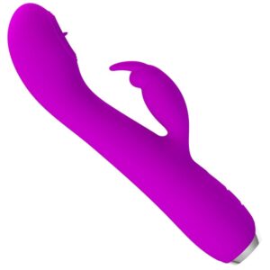 Vigoroso PRETTY LOVE - RACHEL VIBRADOR RECARREGÁVEL COM ONDAS ESTIMULANTES ROXO