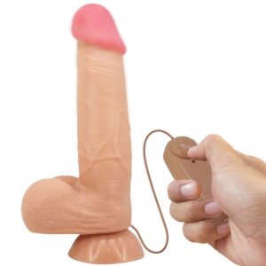 Vigoroso PRETTY LOVE - SÉRIE SLIDING SKIN DILDO REALÍSTICO COM VENTOSA DESLIZANTE PELE CONTROLO REMOTO CARNE 21