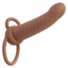 CALEXOTICS - MAXX RIBBED DUAL PENETRATOR 10 VIBRAÇÕES MARROM - Image 2