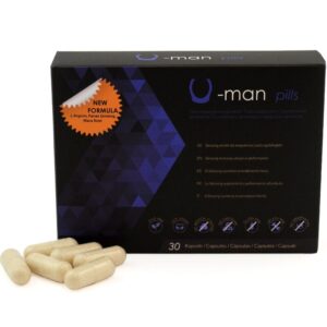 vVigoroso 500 COSMETICS - U-MAN AUMENTA O TAMANHO DO PÊNIS E A POTÊNCIA SEXUAL - 30 CÁPSULAS