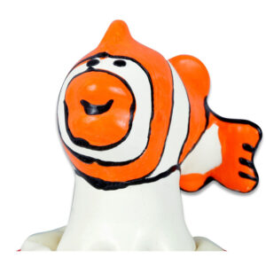 Vigoroso - CONDOMERIE - PRESERVATIVOS NOVIDADES PINTADOS À MÃO PEIXE LARANJA