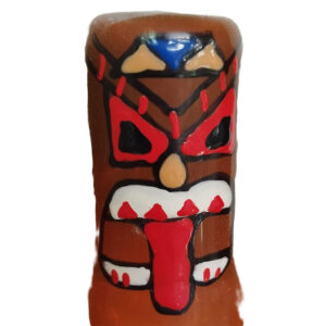 Vigoroso - CONDOMERIE - PRESERVATIVOS NOVIDADES PINTADOS À MÃO TIKI TOTEM-01