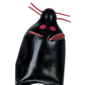 Vigoroso - CONDOMERIE - PRESERVATIVOS NOVIDADES PINTADOS À MÃO BLACK MOUSE XL