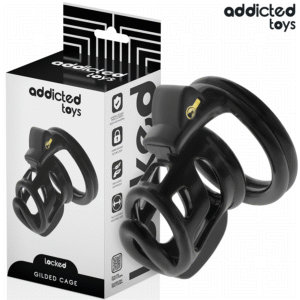 vVigoroso ADDICTED TOYS LOCKED - GAIOLA GILDEN GAIOLA PARA PÊNIS 8