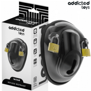 vVigoroso ADDICTED TOYS LOCKED - GAIOLA DE CONTENÇÃO SEM CHAVE PARA PÊNIS 11