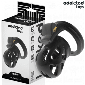 vVigoroso ADDICTED TOYS LOCKED - GAIOLA PARA PÊNIS SILENT KEEP 7