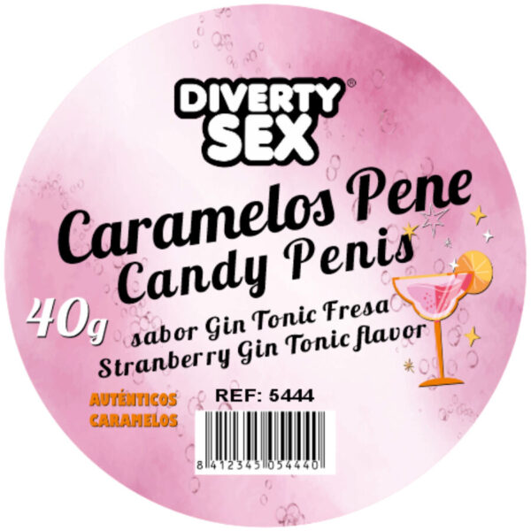 vVigoroso DIABLO PICANTE - 20 BALAS PARA PÊNIS COM SABOR DE GIN & TÔNICA