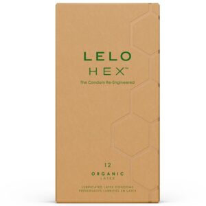 Vigoroso - LELO - CAIXA DE PRESERVATIVOS ORGÂNICOS HEX 12 UNIDADES