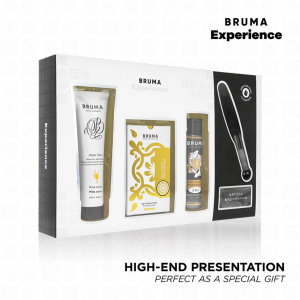 vVigoroso BRUMA XPERIENCE - PACOTE DE TENTAÇÃO DE PINA COLADA DOCE COM POTENCIALIZADOR DE ORGASMO