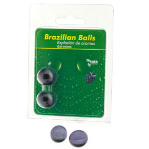 vVigoroso TALOKA - 2 BOLAS BRASILEIRAS BAGAS GEL ÍNTIMO