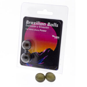 vVigoroso TALOKA - 2 BOLAS BRASILEIRAS POWER EFFECT GEL EMOCIONANTE