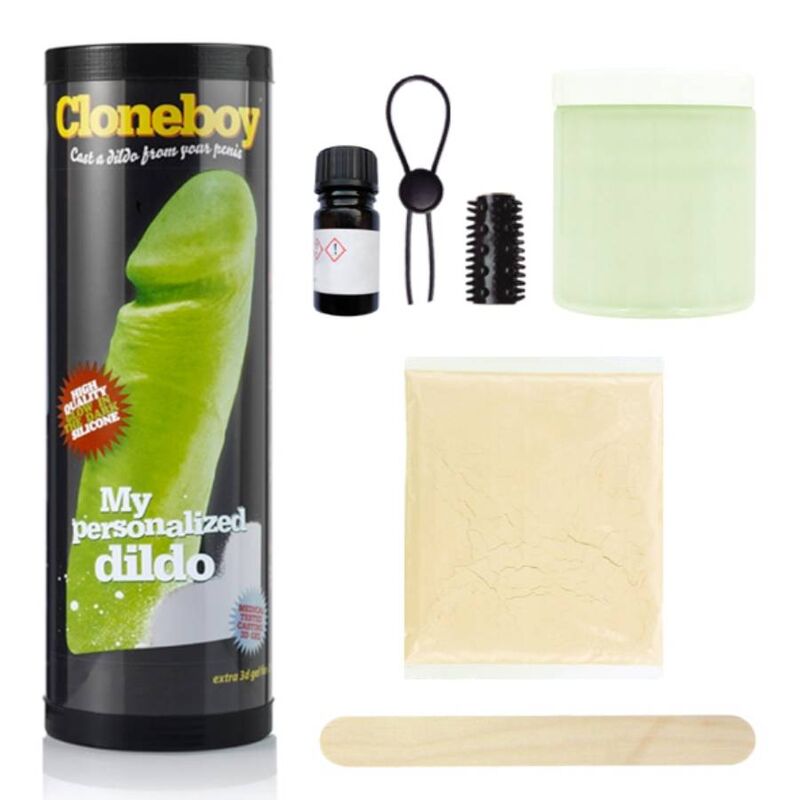 Vigoroso CLONEBOY - GLOW NO KIT DE CLONER DO PÊNIS ESCURO