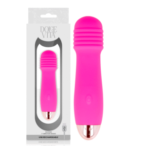 Vigoroso DOLCE VITA - VIBRADOR RECARREGÁVEL DE TRÊS VELOCIDADES PINK 7
