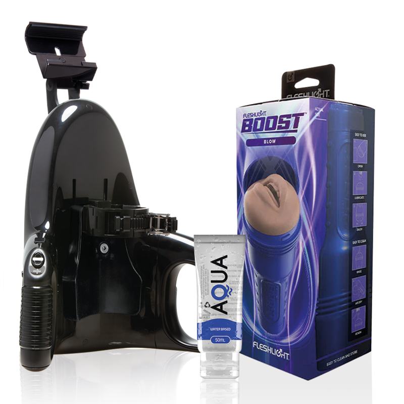 Vigoroso FLESHLIGHT - BLOW LM FLESH RP + LANÇAMENTO UNIVERSAL + LUBRIFICANTE AQUA QUALITY 50 ML