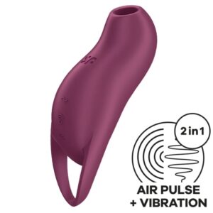 Vigoroso SATISFYER - POCKET PRO 1 ESTIMULADOR DE CLITÓRIS GARNET
