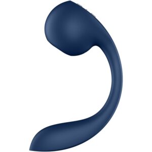 Vigoroso SATISFYER - PRO+ WAVE 4 ESTIMULADOR DE PONTO G E AIR PULSE APLICATIVO GRATUITO AZUL ESCURO