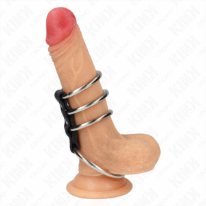 vVigoroso KINK - 4 ANÉIS DE METAL DE 3