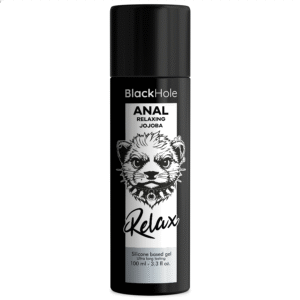 vVigoroso BLACK HOLE - JOJOBA RELAXANTE ANAL BASE DE SILICONE 100 ML